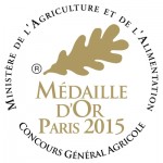 Medaille d'or 2015